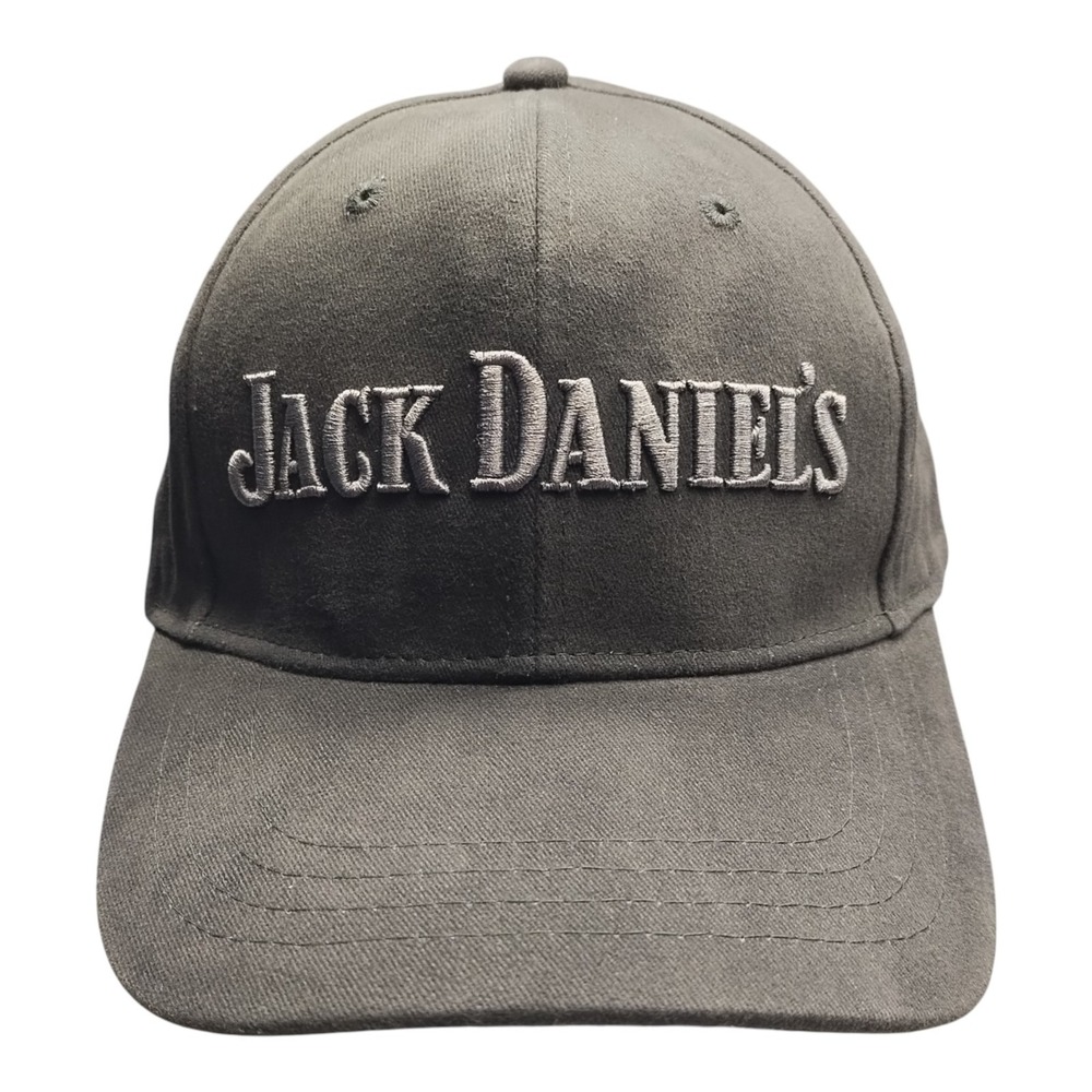 Jack Daniel's Baseball‎ Cap Mens One Size Black Cotton Adjustable Strapback